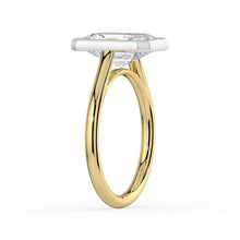 The Polaris Ring - 2.00 ct. Radiant Bezel Solitaire