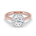 The Polaris Ring - Round Bezel Solitaire