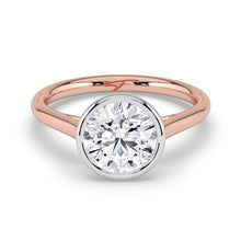 The Polaris Ring - Round Bezel Solitaire