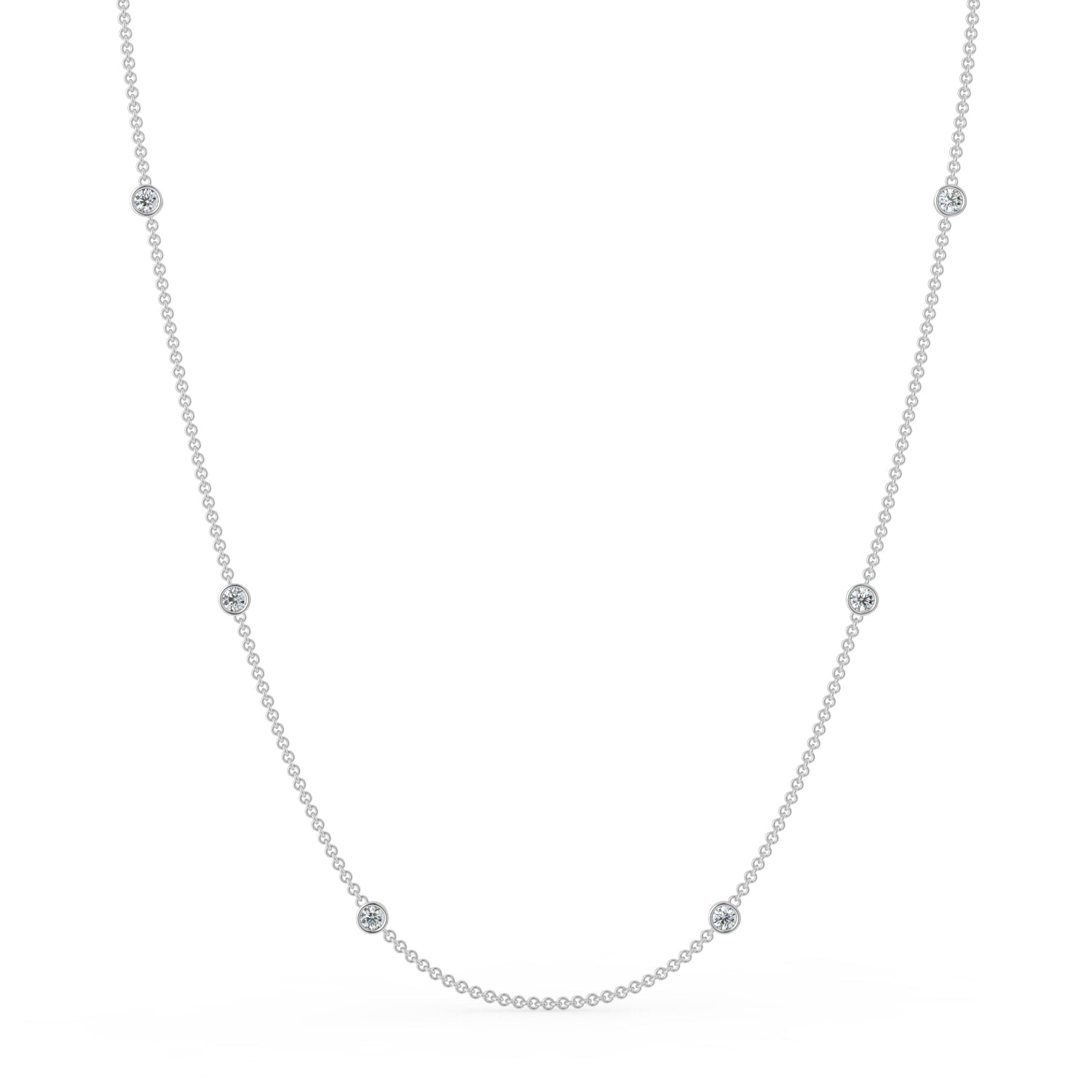 Bezel By The Yard Necklace
