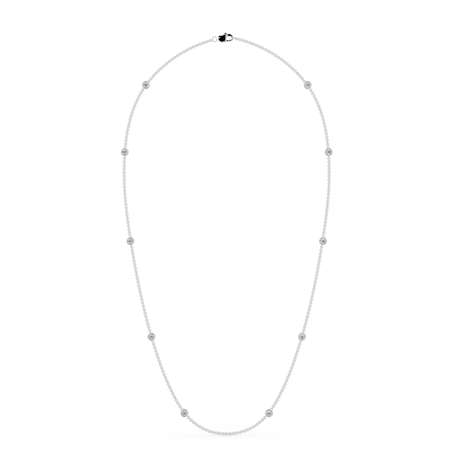 Bezel By The Yard Necklace