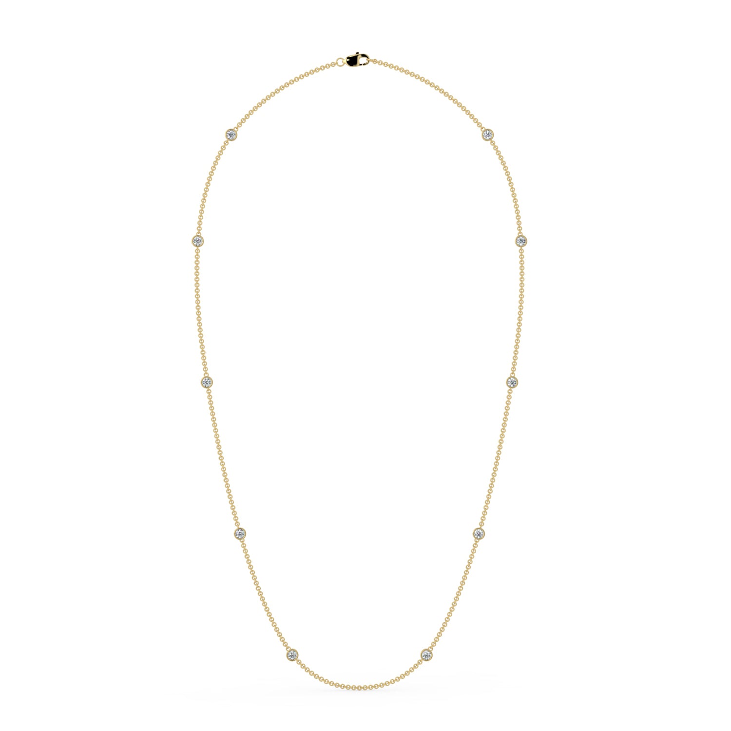 Bezel By The Yard Necklace