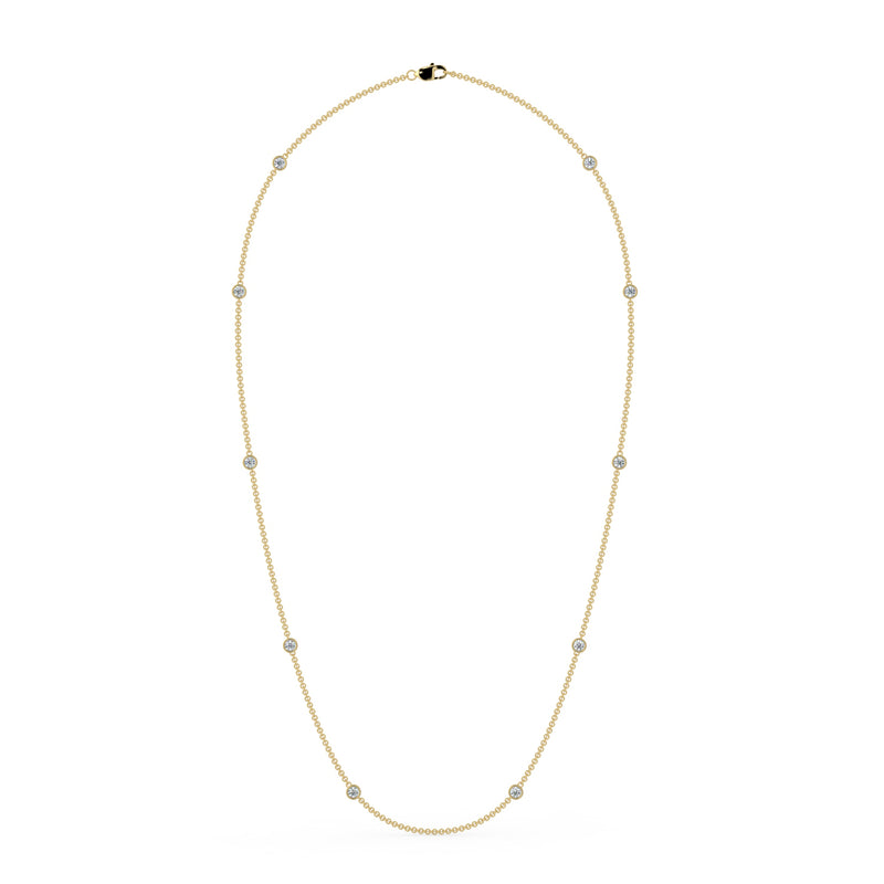 Bezel By The Yard Necklace
