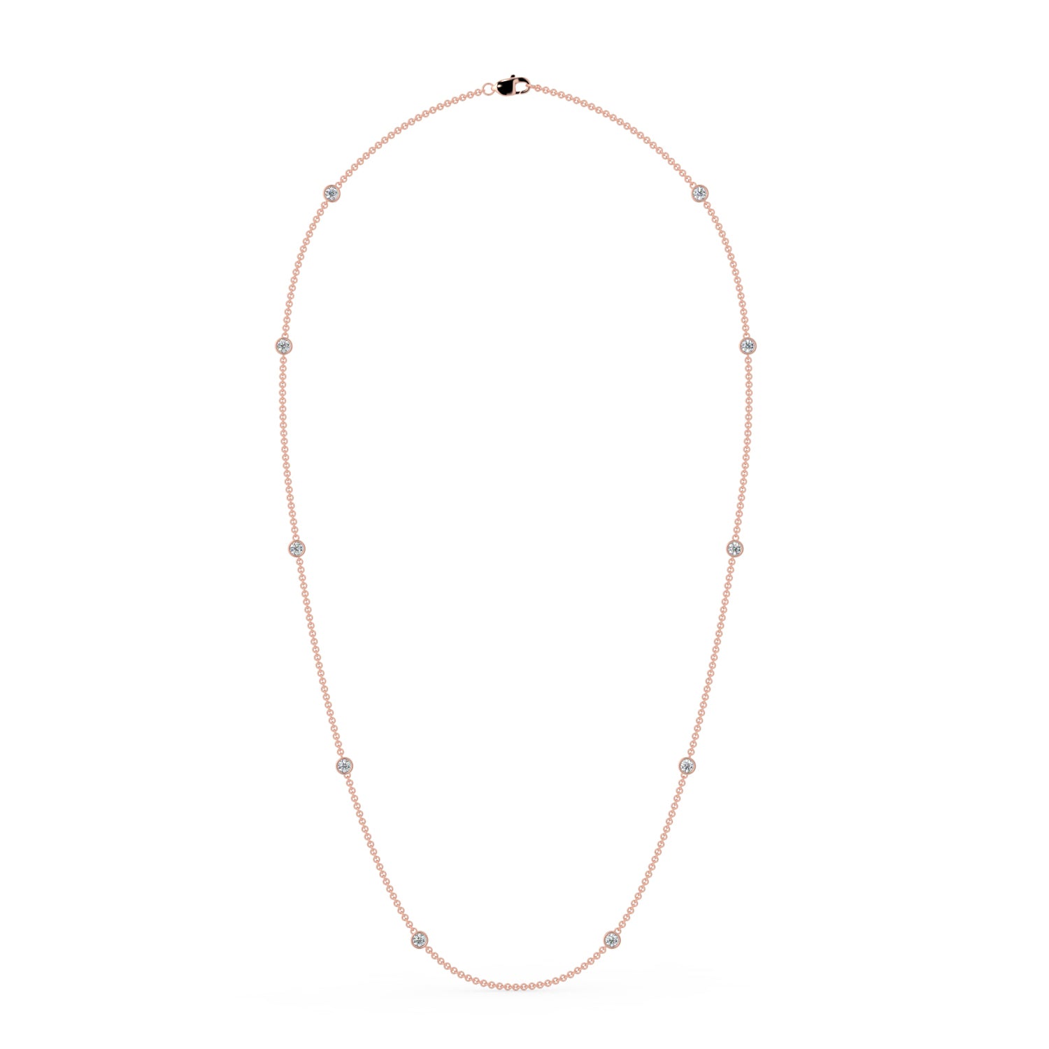 Bezel By The Yard Necklace