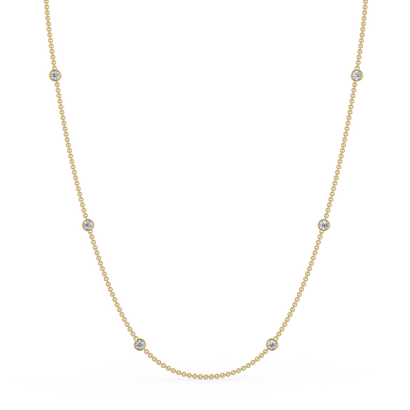 Bezel By The Yard Necklace – The Jewel Concierge