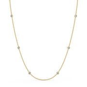 Bezel By The Yard Necklace – The Jewel Concierge