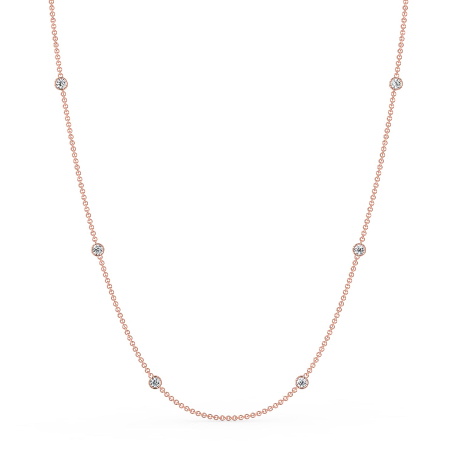 Bezel By The Yard Necklace