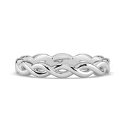 The Elysande Wedding Band — Braided Gold | The Jewel Concierge