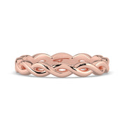 The Elysande Wedding Band — Braided Gold | The Jewel Concierge