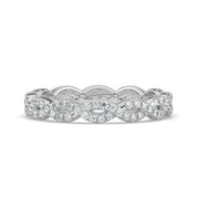 The Elysande Lab-Grown Diamond Wedding Band — Braided Pavé | The Jewel Concierge