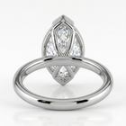 The Celine Ring – Marquise Half Bezel Solitaire – The Jewel Concierge
