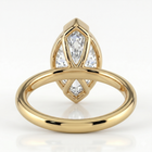 The Celine Ring – Marquise Half Bezel Solitaire – The Jewel Concierge