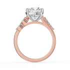 The Madeline Ring - Cushion with Twisted Accent Band