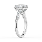 The Madeline Ring - Cushion with Twisted Accent Band