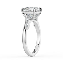 The Madeline Ring - Cushion with Twisted Accent Band