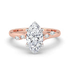 The Madeline Ring - Marquise with Twisted Accent Band