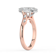 The Madeline Ring - Marquise with Twisted Accent Band
