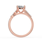 The Madeline Ring - Marquise with Twisted Accent Band