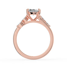 The Madeline Ring - Marquise with Twisted Accent Band