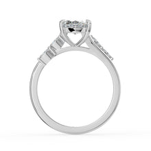 The Madeline Ring - Marquise with Twisted Accent Band