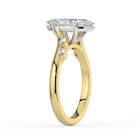 The Madeline Ring - Marquise with Twisted Accent Band