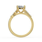 The Madeline Ring - Marquise with Twisted Accent Band