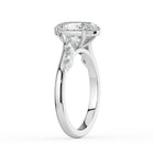 The Madeline Ring - Oval with Twisted Accent Band