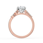 The Madeline Ring - 2.00 ct. Pear with Twisted Accent Band