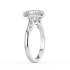 The Madeline Ring - 2.00 ct. Pear with Twisted Accent Band