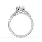 The Madeline Ring - 2.00 ct. Pear with Twisted Accent Band