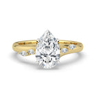 The Madeline Ring - 2.00 ct. Pear with Twisted Accent Band
