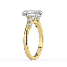 The Madeline Ring - 2.00 ct. Pear with Twisted Accent Band