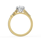 The Madeline Ring - 2.00 ct. Pear with Twisted Accent Band