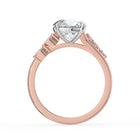 The Madeline Ring - Round with Twisted Accent Band