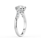 The Madeline Ring - Round with Twisted Accent Band