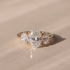 The Charlotte Ring - Oval Trilogy lab-grown diamond engagement ring | The Jewel Concierge
