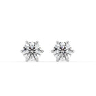 The Althea Earrings - 6 Claw Round Cut Studs