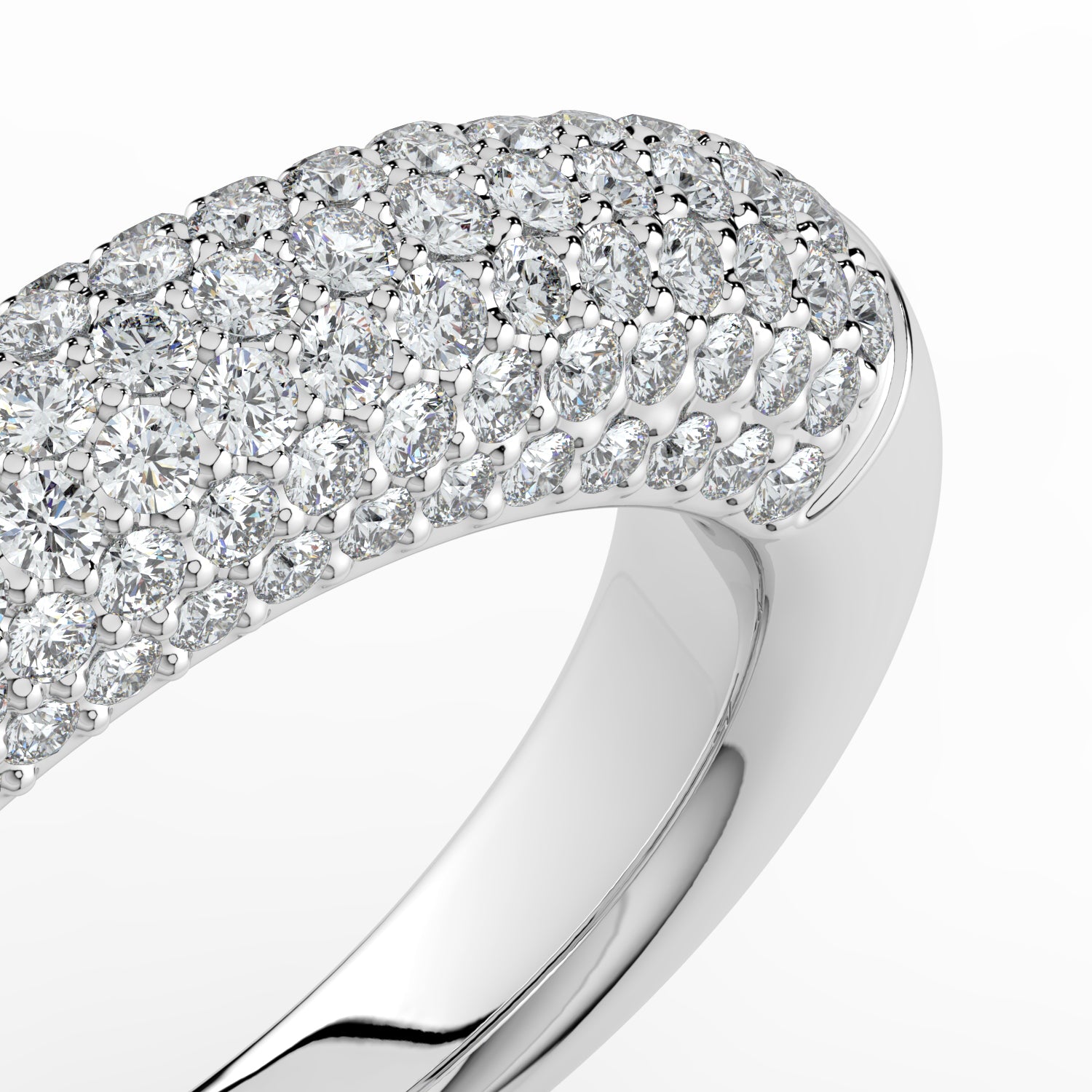 The Cloud Ring - Classic Pavé