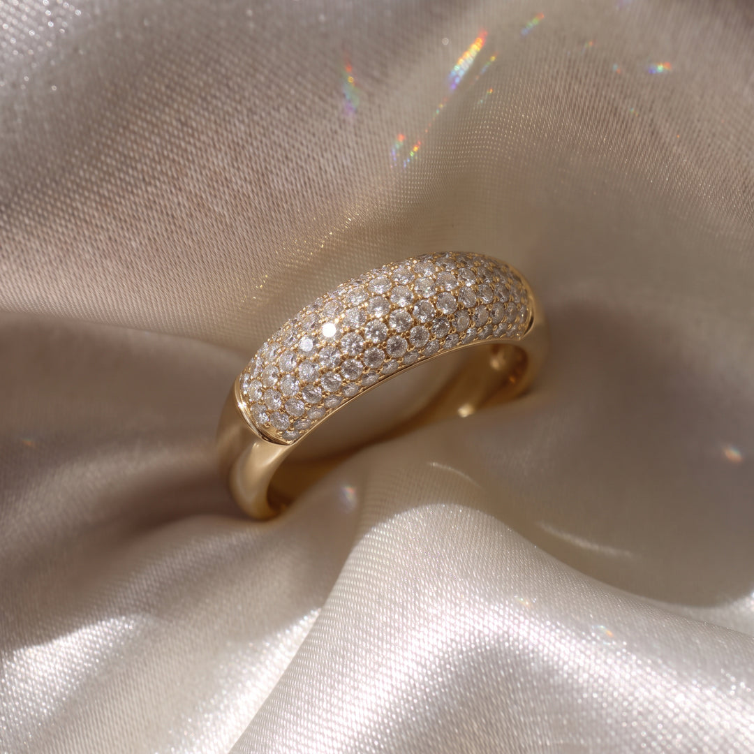The Cloud Ring — Classic Pavé Lab-Grown Diamond Ring | The Jewel 