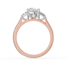 The Maia Ring - Cushion & Baguette Trilogy