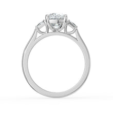 The Maia Ring - Cushion & Baguette Trilogy