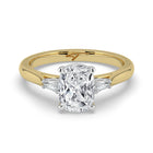 The Maia Ring - Cushion & Baguette Trilogy