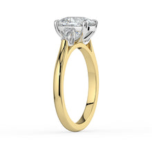 The Maia Ring - Cushion & Baguette Trilogy