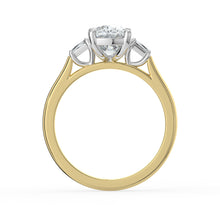 The Maia Ring - Cushion & Baguette Trilogy
