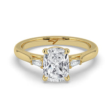 The Maia Ring - Cushion & Baguette Trilogy