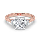 The Selene Ring - Cushion & Trapezoid Trilogy