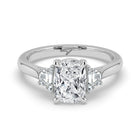 The Selene Ring - Cushion & Trapezoid Trilogy