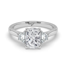 The Selene Ring - Cushion & Trapezoid Trilogy