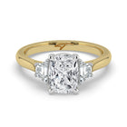 The Selene Ring - Cushion & Trapezoid Trilogy
