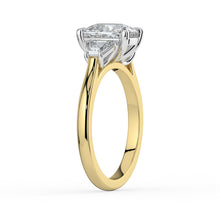 The Selene Ring - Cushion & Trapezoid Trilogy